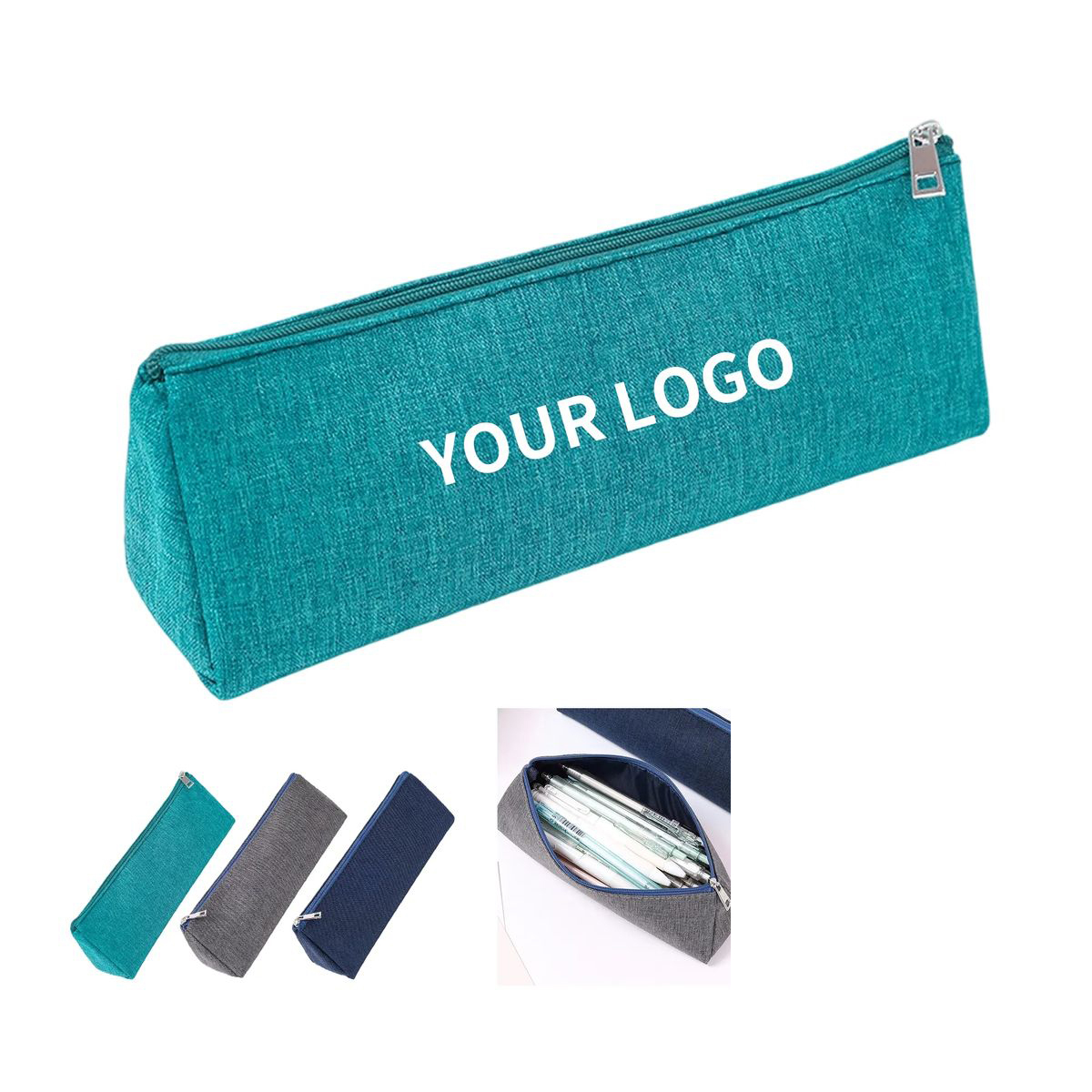 Back to School Pencil Holder with Zipper Closure 6