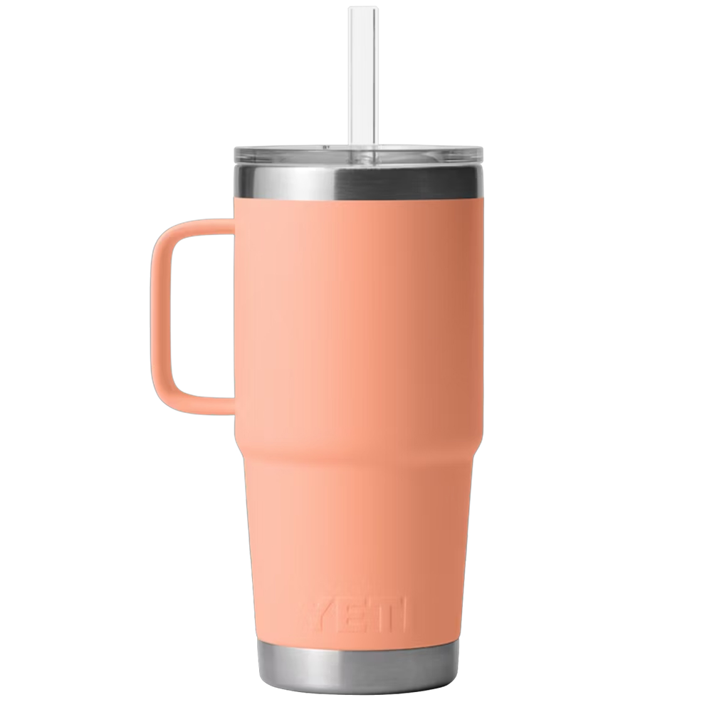 25 Oz YETI® Rambler Stainless Steel Insulated Tumbler w/ Straw Lid