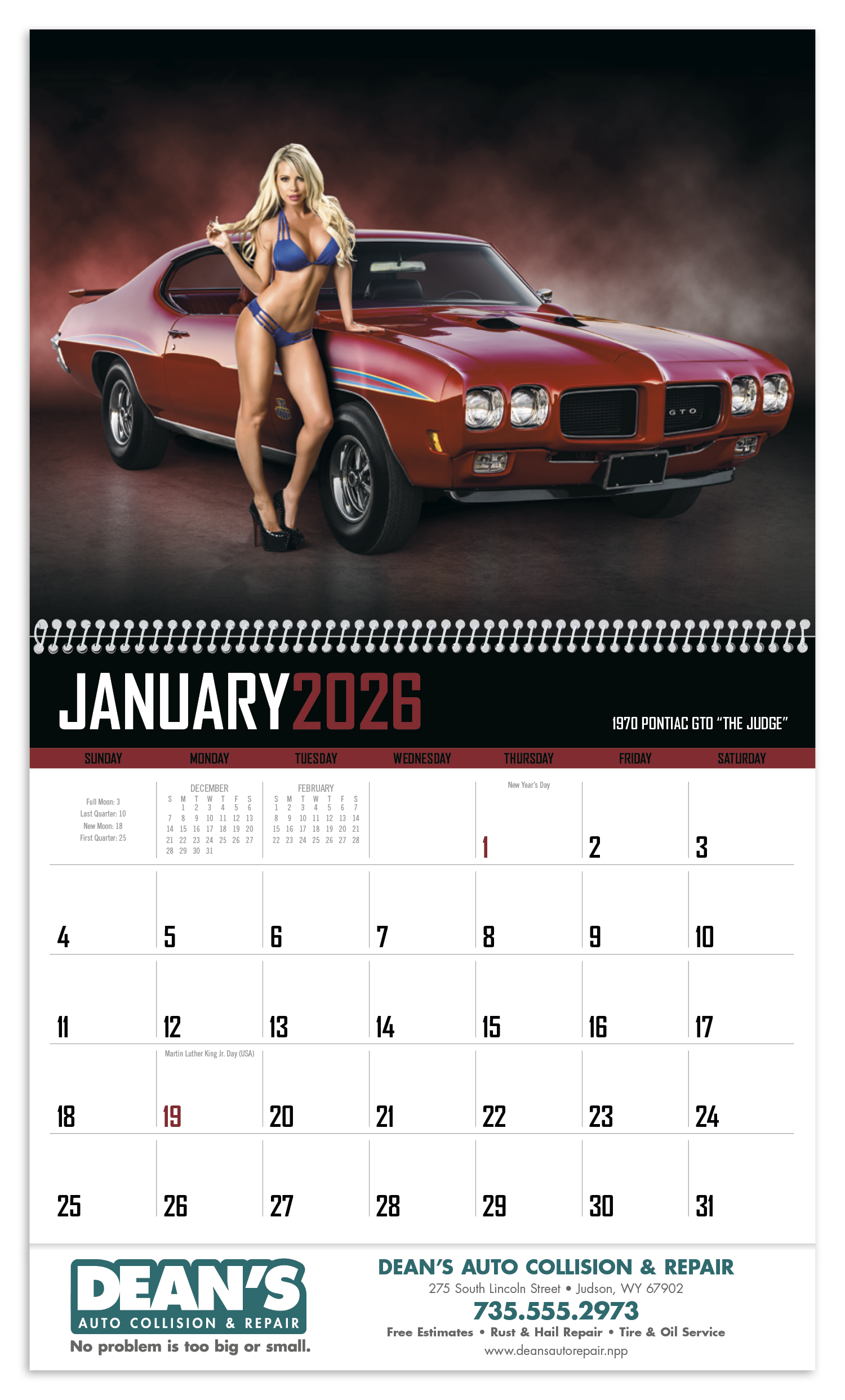 Triumph® Calendars American Muscle Calendar 65