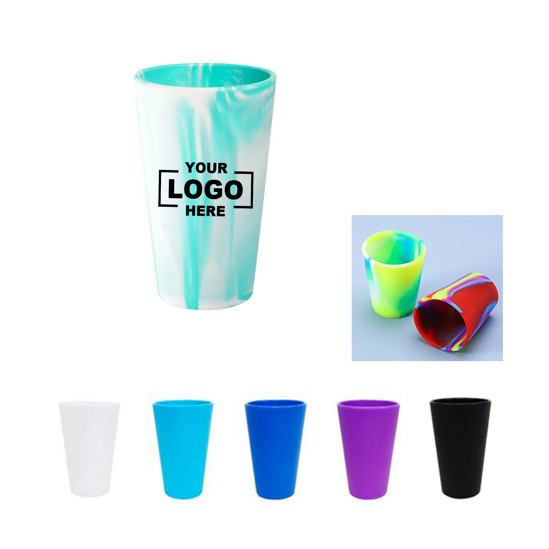12oz Silicone Pint Cup 5