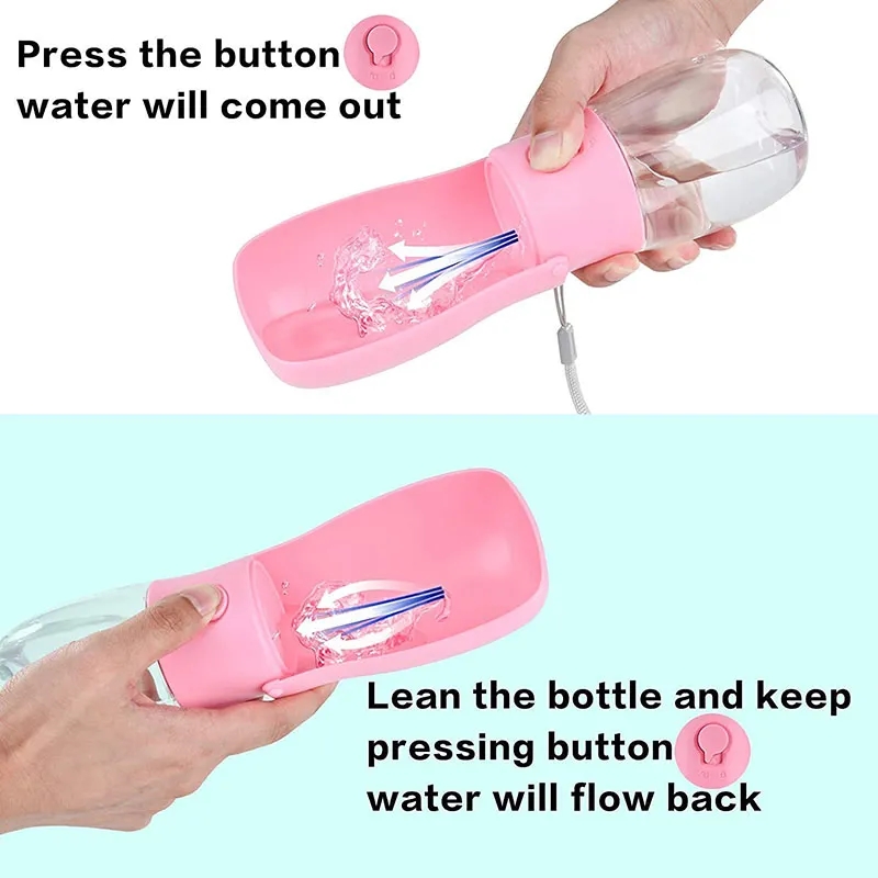 10Oz Folding Dog Water Bottle 3