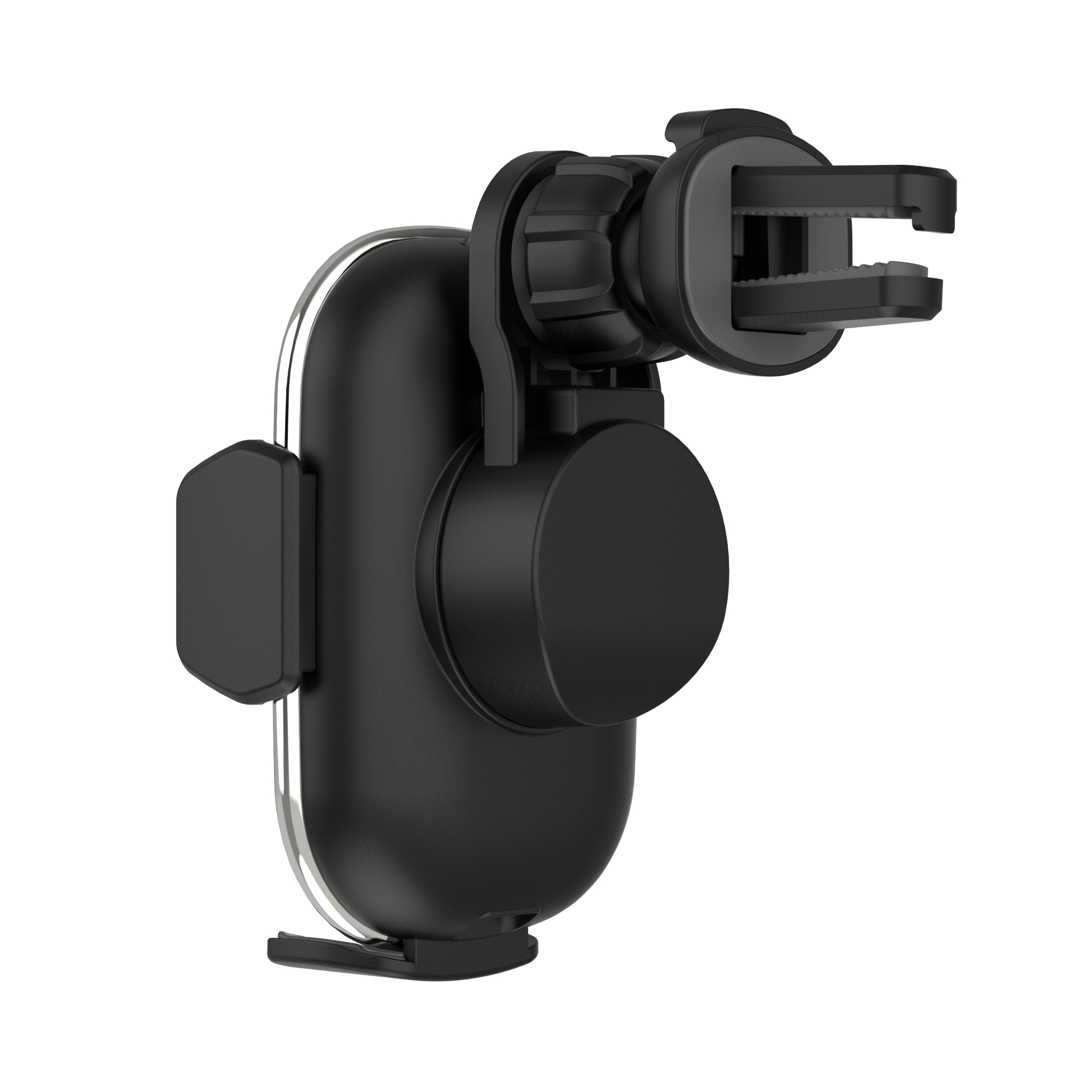 15W Fast Wireless Car Charger with Auto-Sensing Phone Mount & Adjustable Air Vent Holder 6