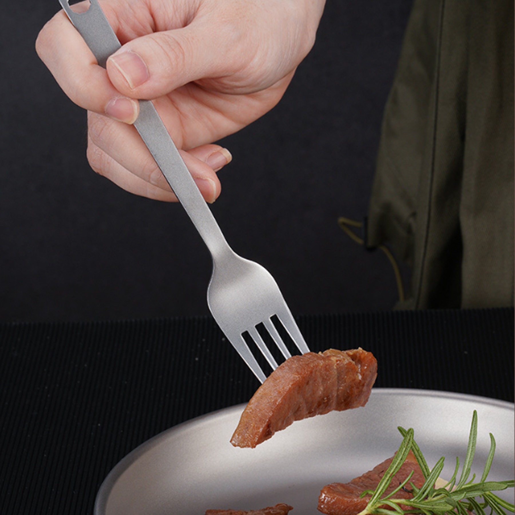 Premium Titanium Home Tableware Set 4