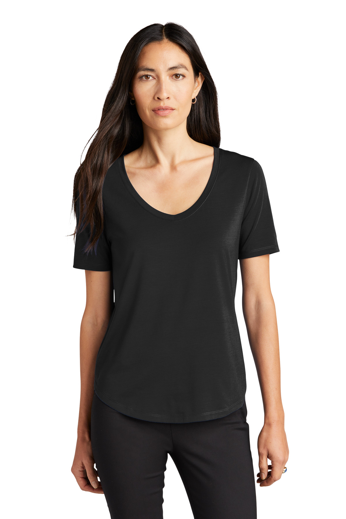 Mercer+Mettle Women's Stretch Jersey Relaxed Scoop MM1017 16