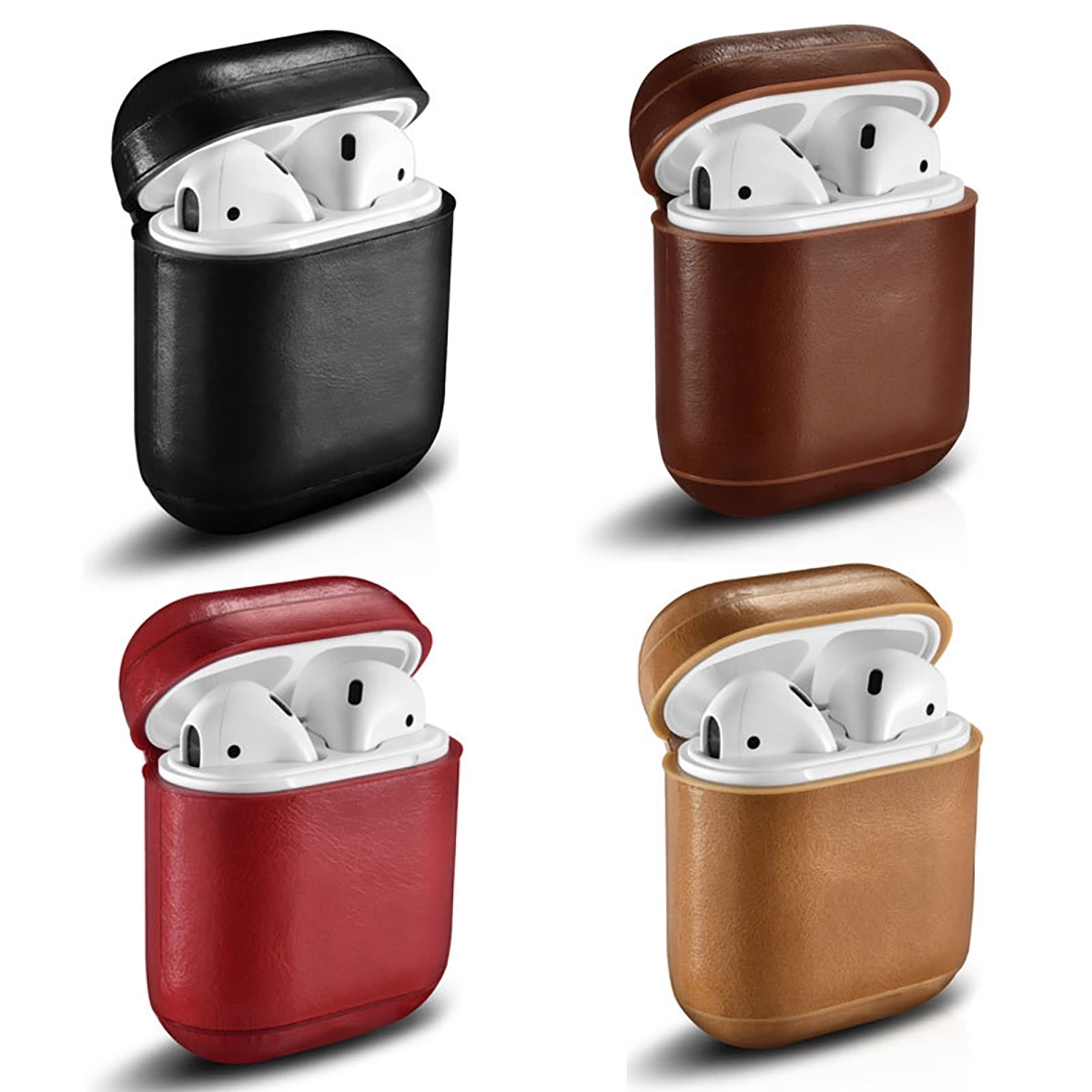 Leather Case Cover For Airpods 1&2 Gen 2