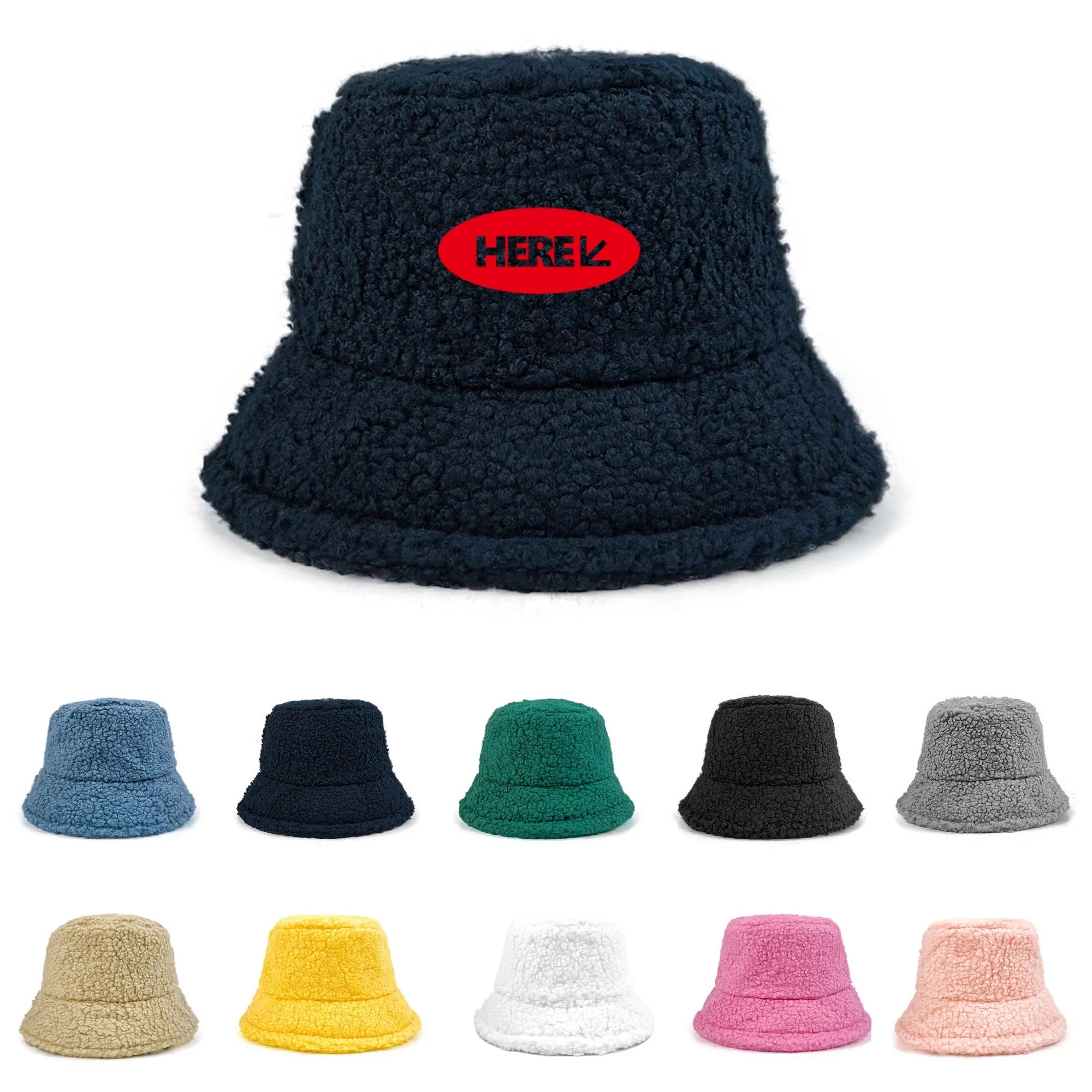 Winter Lamb Wool Warmth Bucket Hat