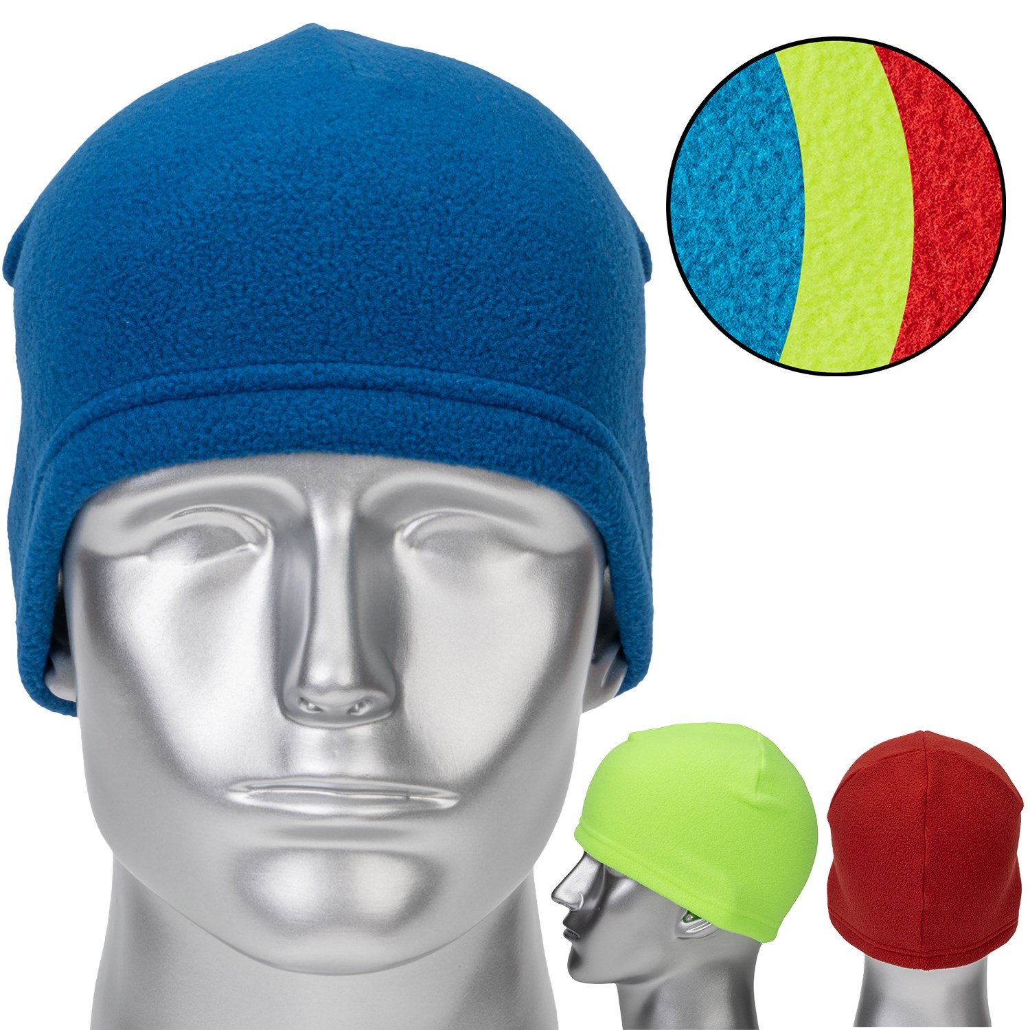 230GSM Polar Fleece Cotton Skull Cap 1