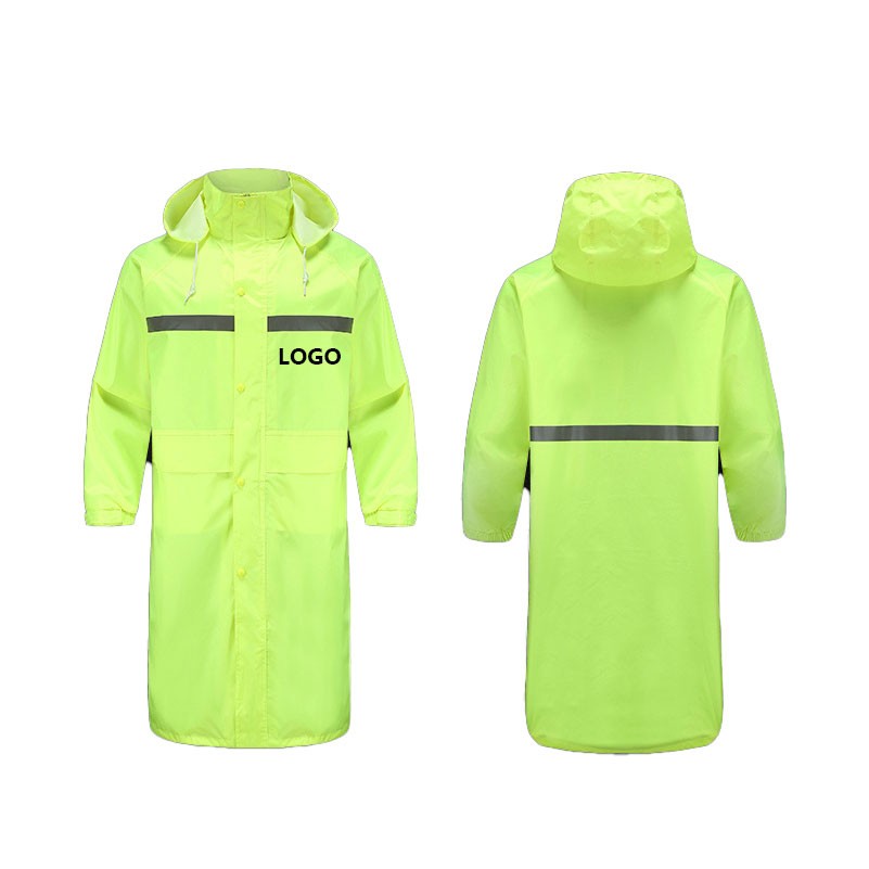 Reflective Long Raincoat 2