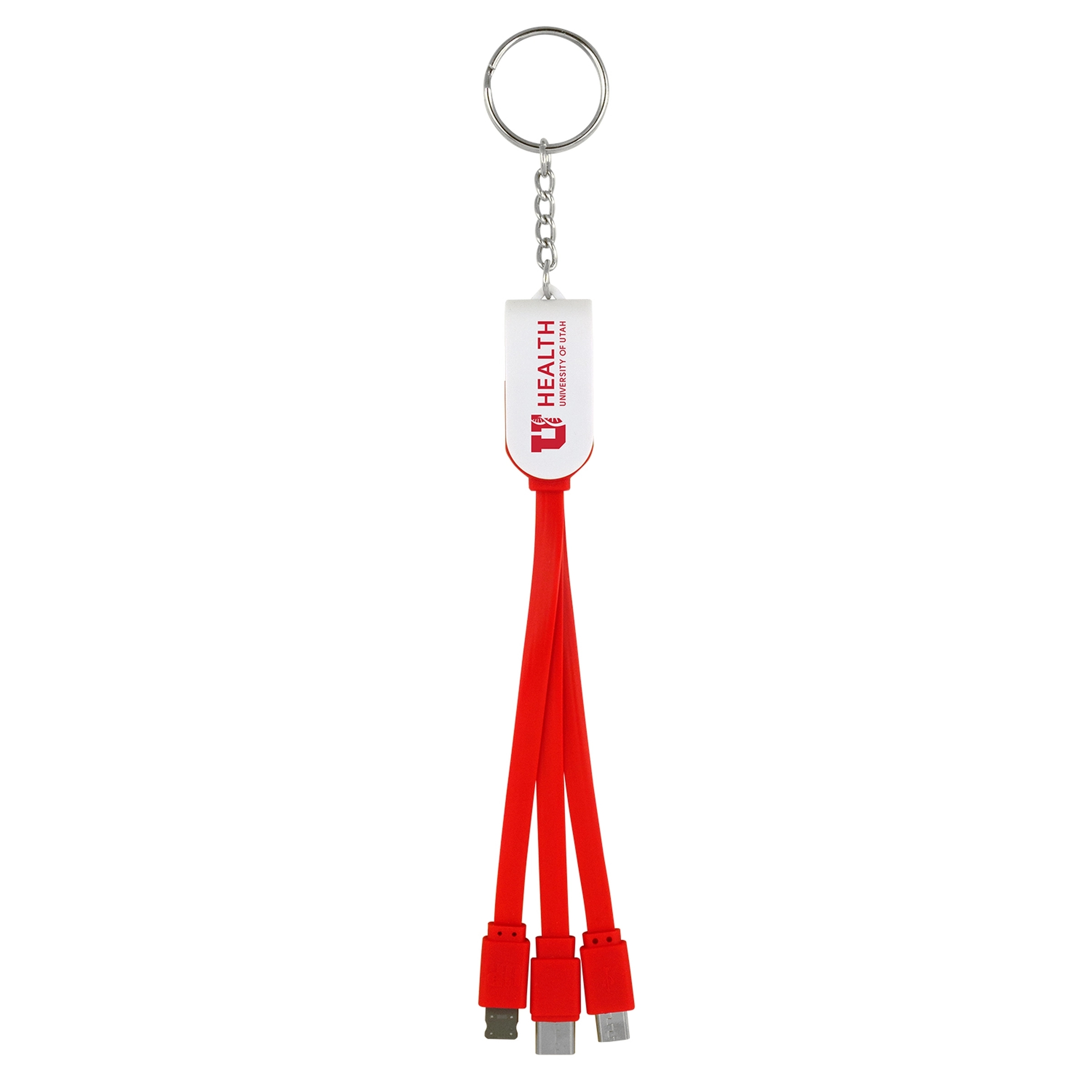 Swivel 3-In-1 Keychain Cable With Type C USB 11