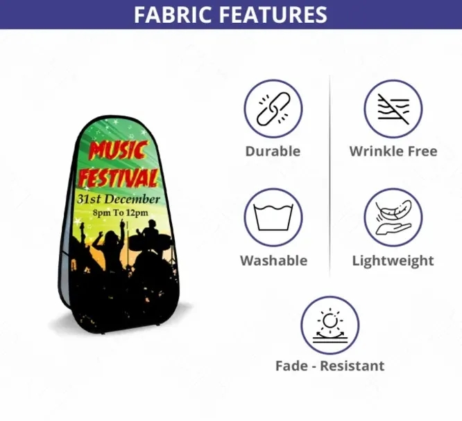 Vertical Pop Up Banner (3.28 ft x 5.74 ft) 3