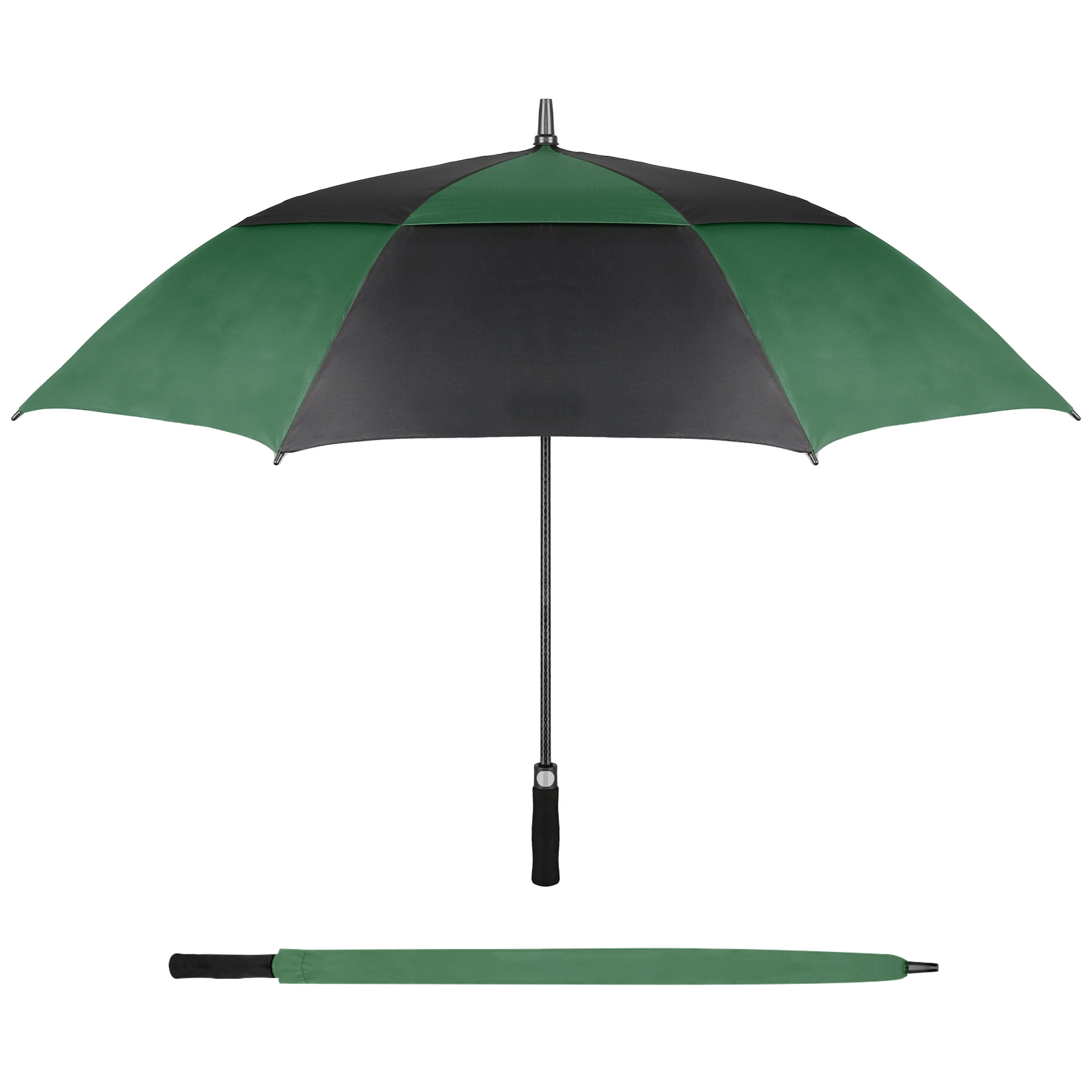60'' Vented Auto-Open Golf Umbrella (Full Color) 9