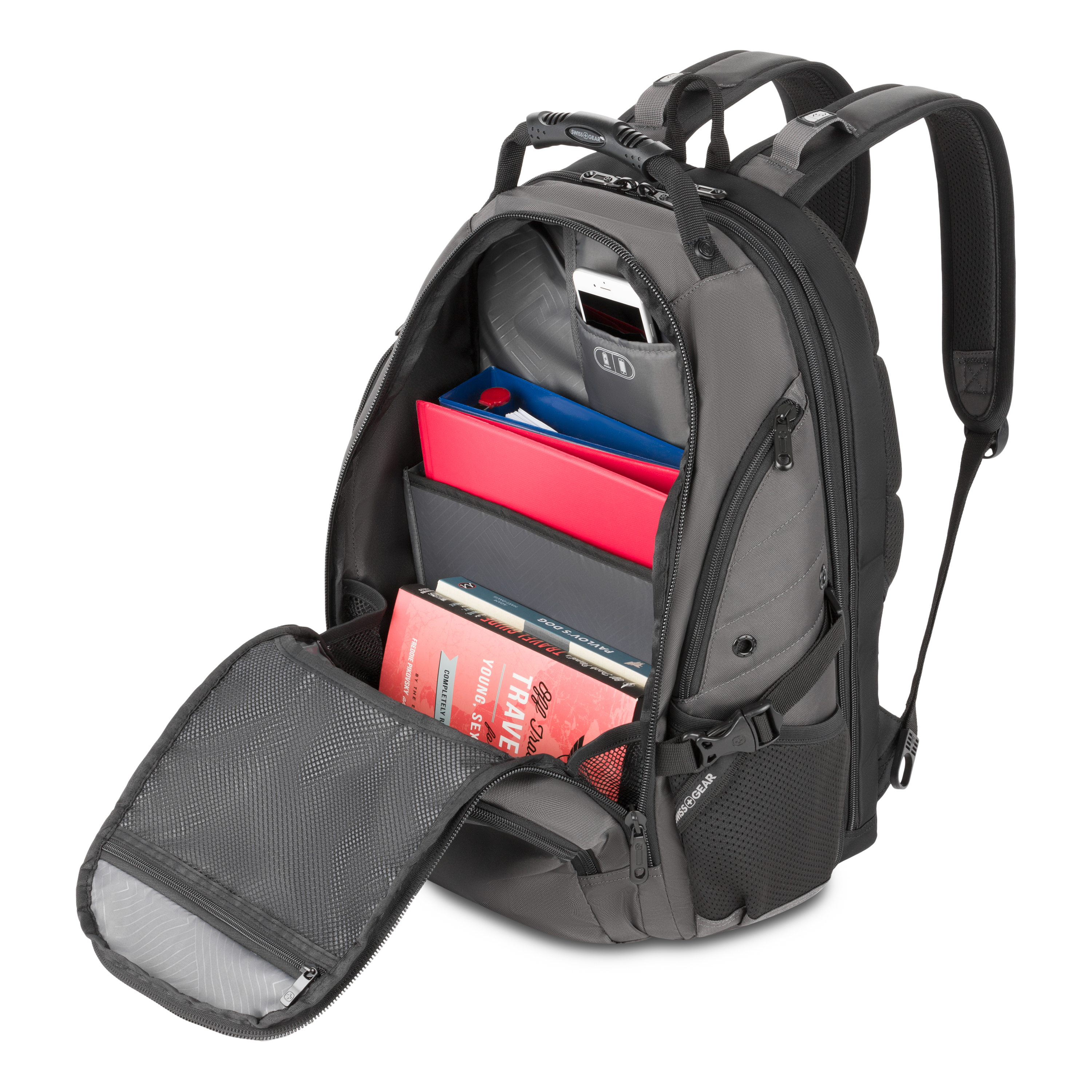 SWISSGEAR 5977 ScanSmart Dark Gray Laptop Backpack 4