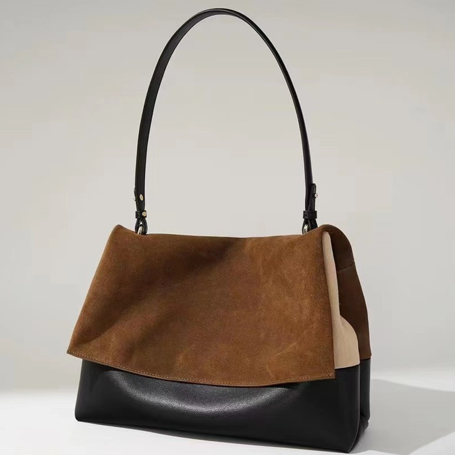 Waterproof Vintage Genuine Leather Messenger Tote Bag 2