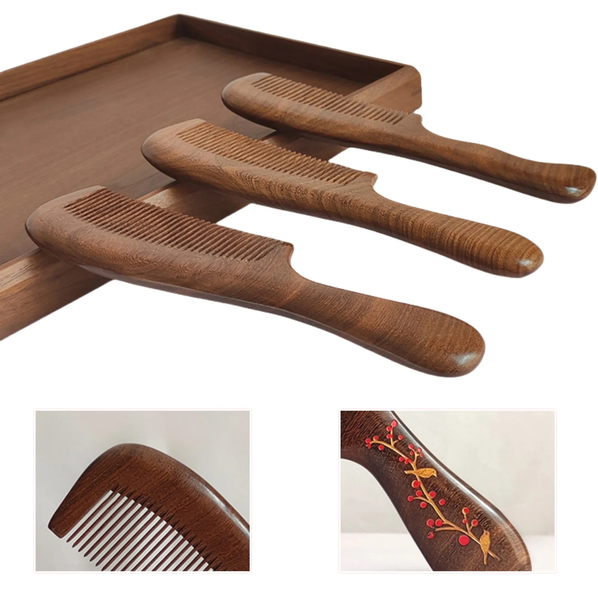 Sandalwood Scalp Massaging Comb 2