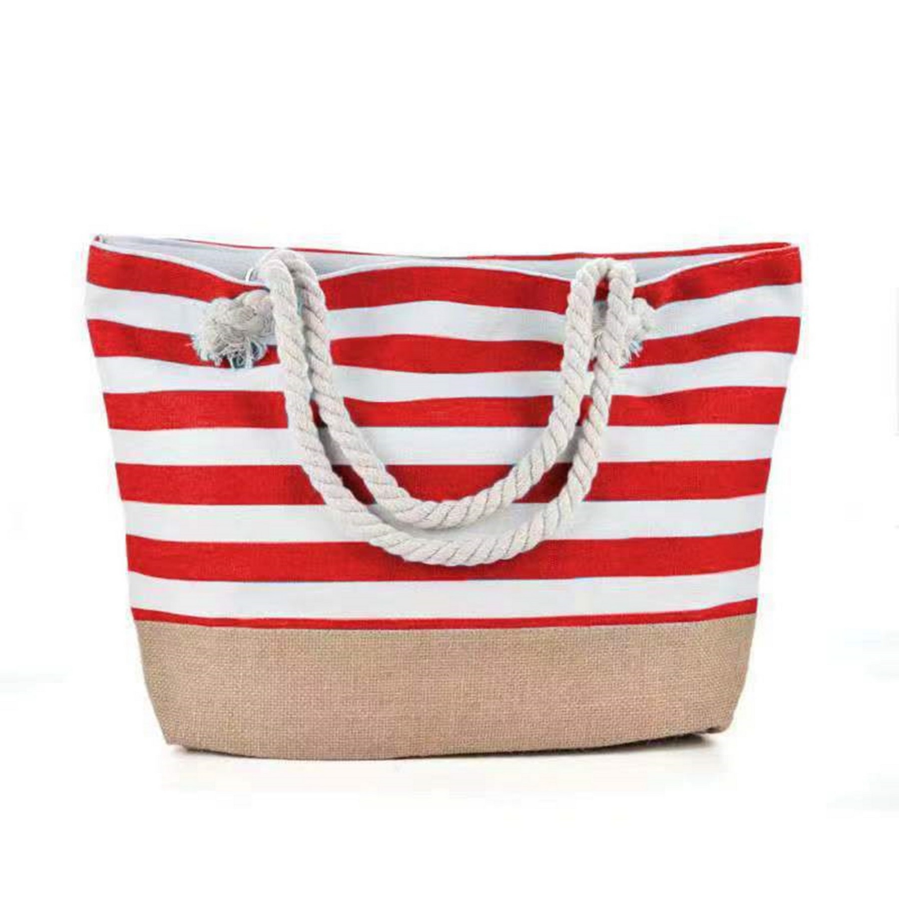 Canvas Beach Tote Handbag, custom tote bag with logo imprint 3