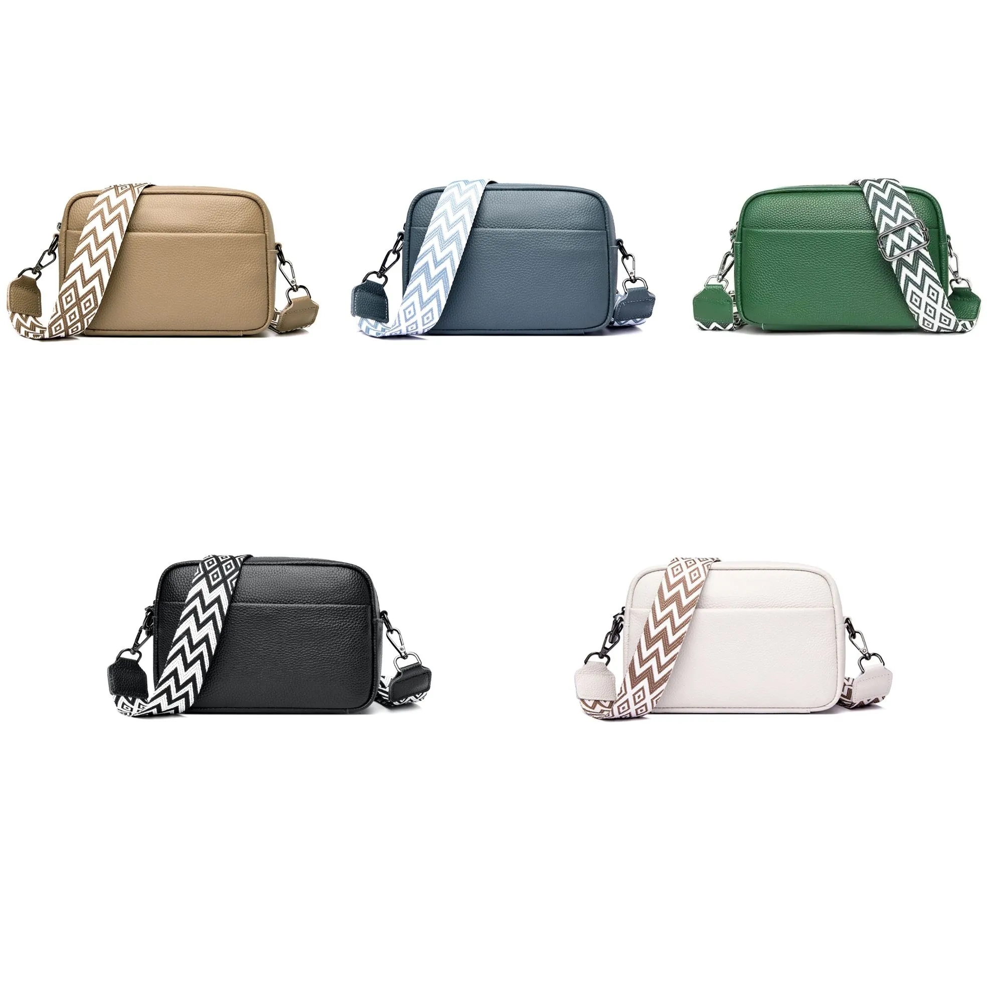 Genuine Leather Women's Mini Square Handbag 4