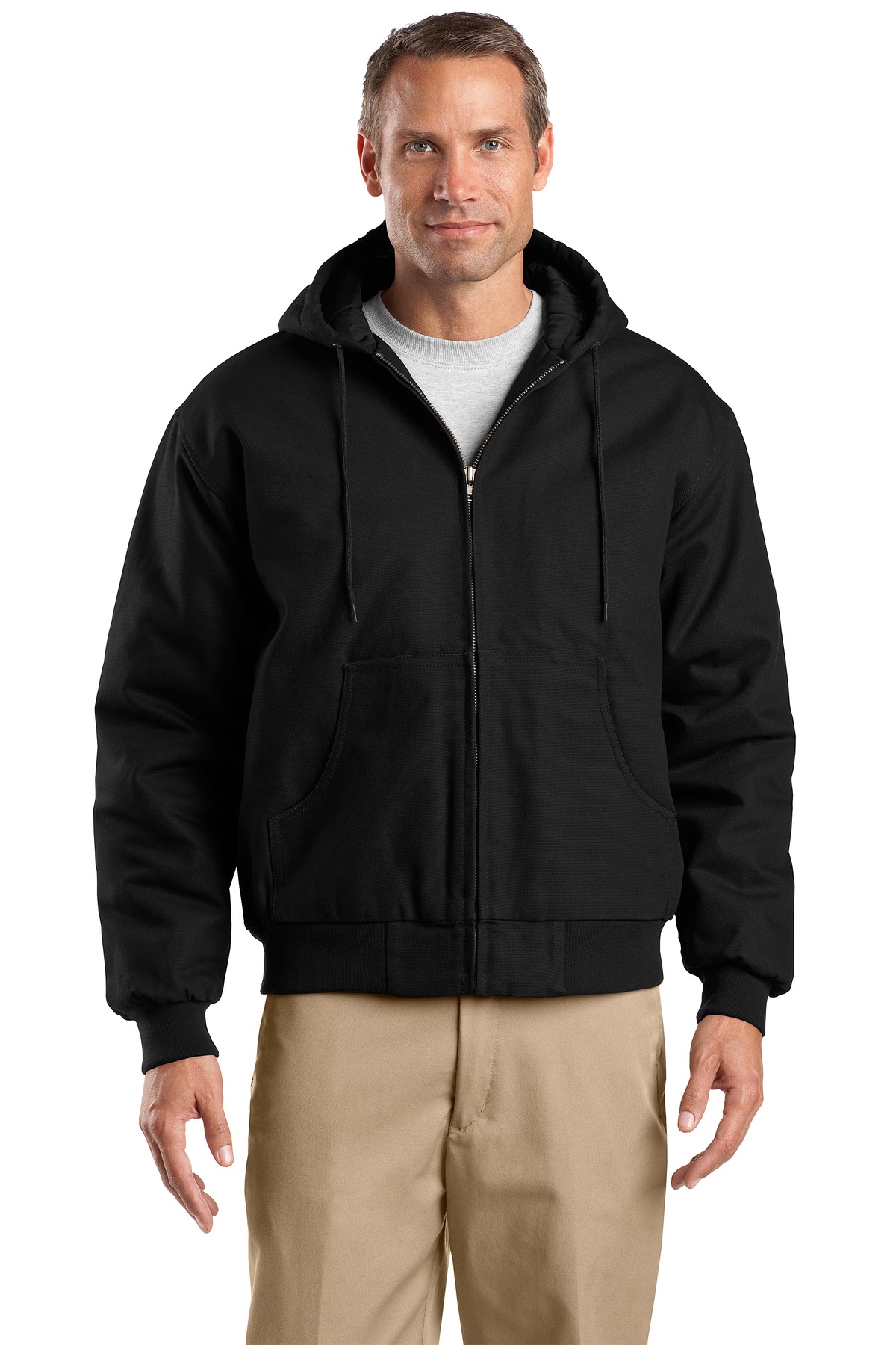 CornerStone Tall Duck Cloth Hooded Work Jacket. TLJ763H 16