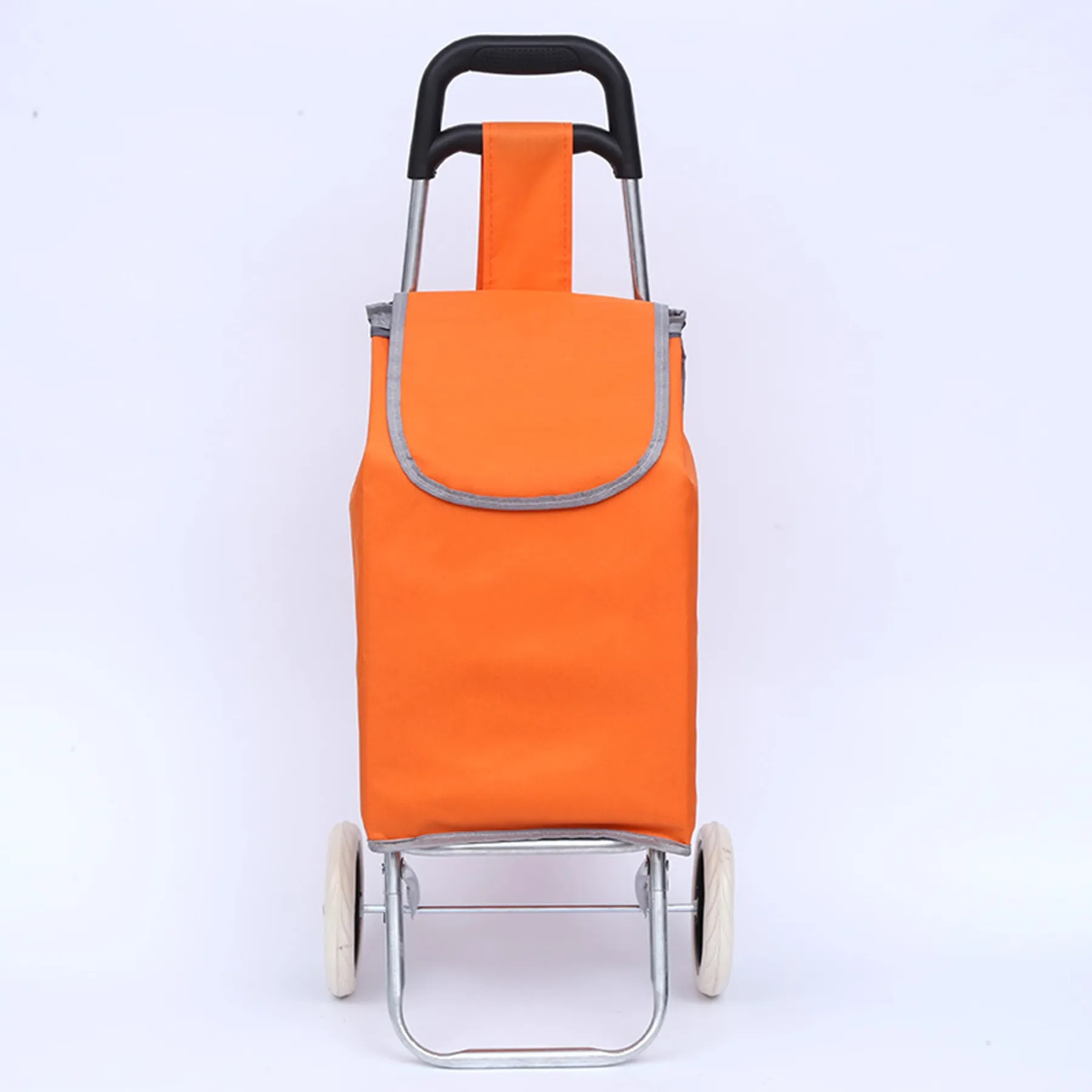Two Wheeled Hand Pulled Grocery Cart Shopping Bag 1