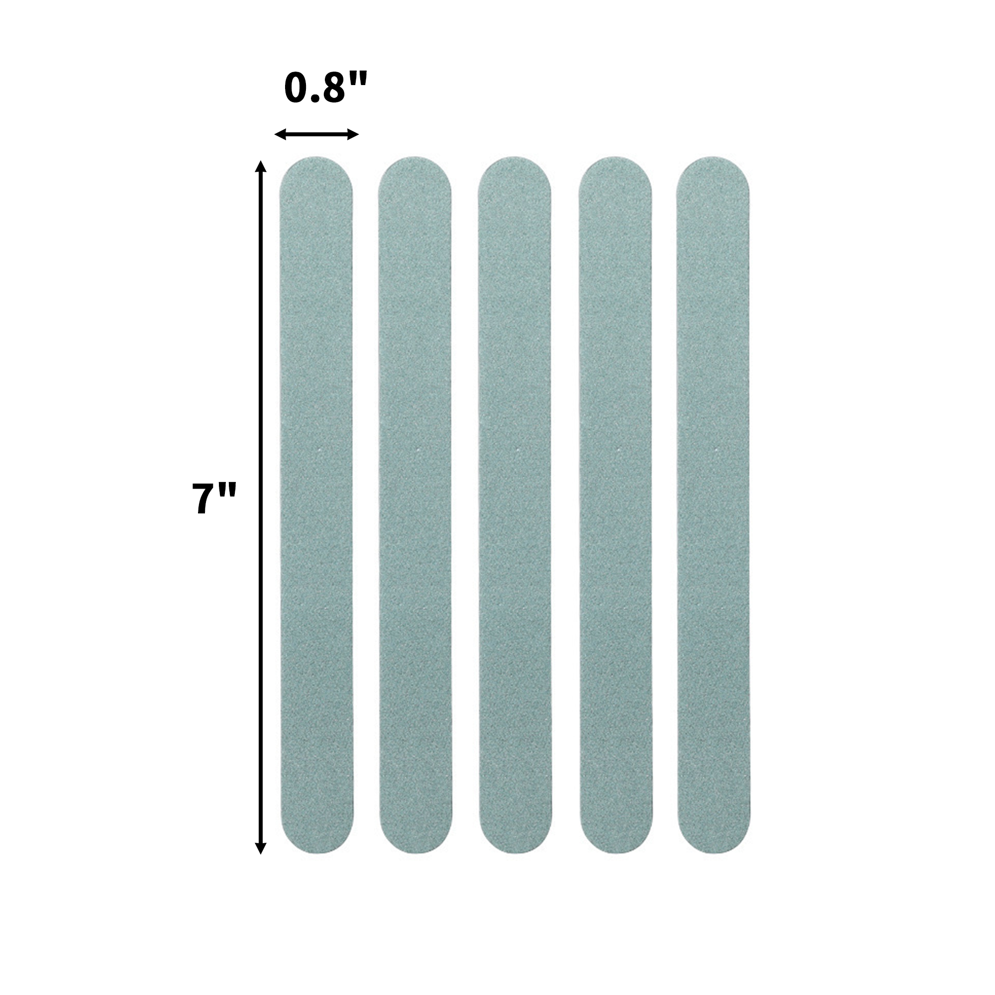 EVA Emery Nail File 7 x 0.8" Dual Grit 120 180 3