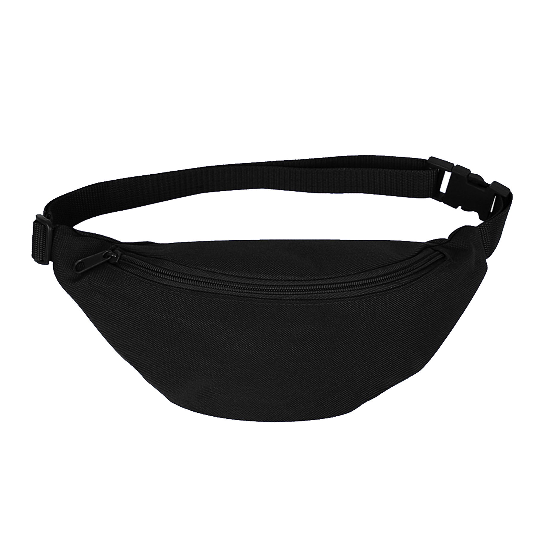 600D Polyester One Pocket Fanny Pack w/ Plastic Snap Closure 4