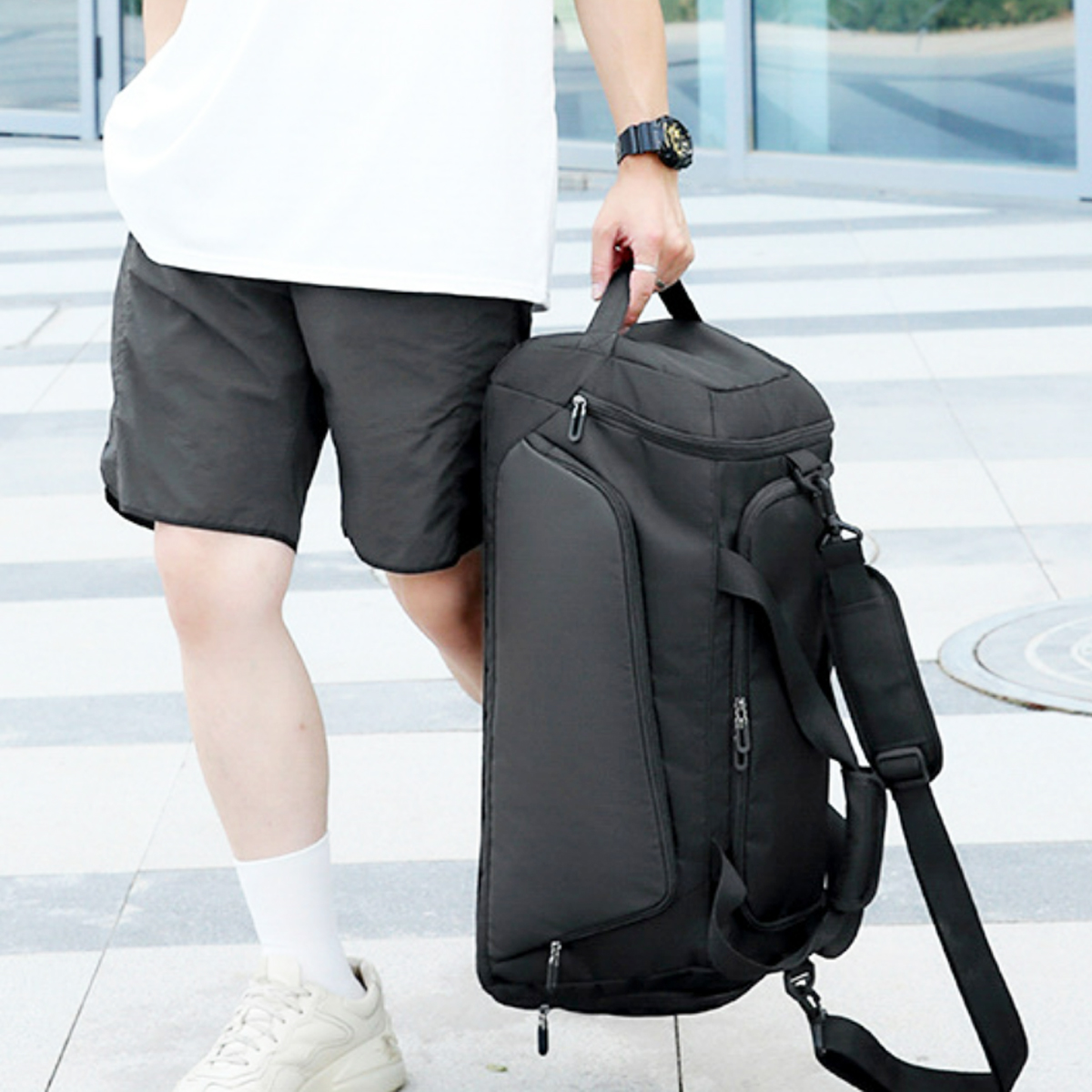 7L Multi-Functional Gym Duffel Bag with Shoe Compartment 7