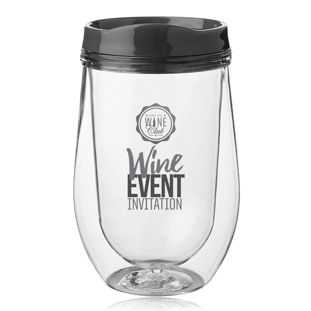 15 oz Double Wall Acrylic Tumbler w/ Black Top 7