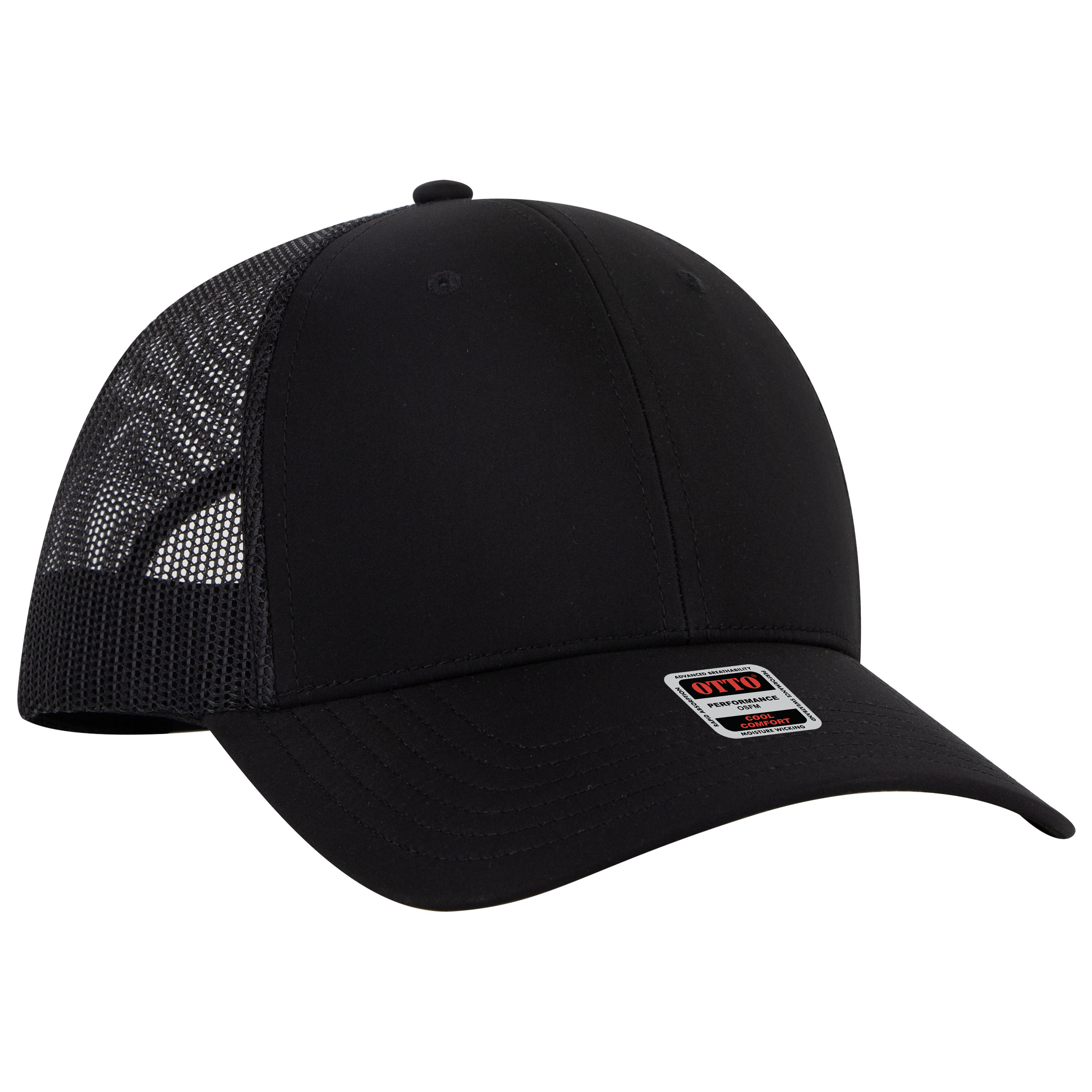 OTTO CAP® 6 Panel Low Profile Mesh Back Trucker Hat 1