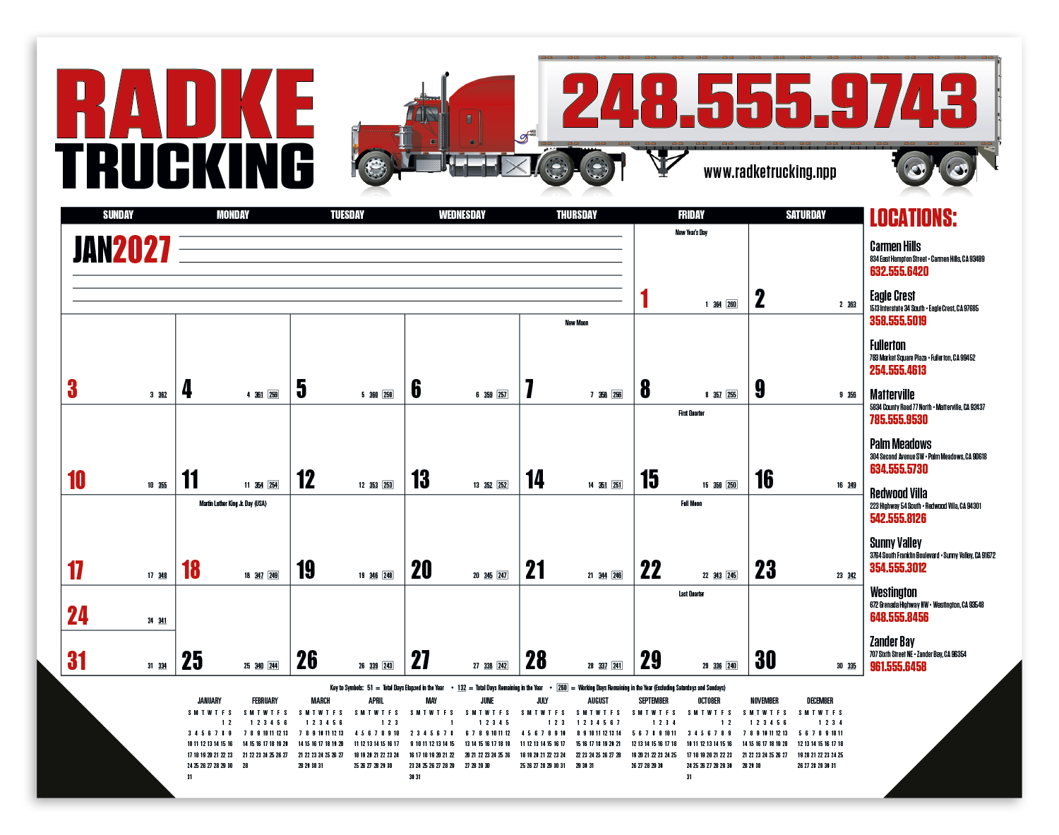 Good Value™ Multi-Color Desk Pad 13