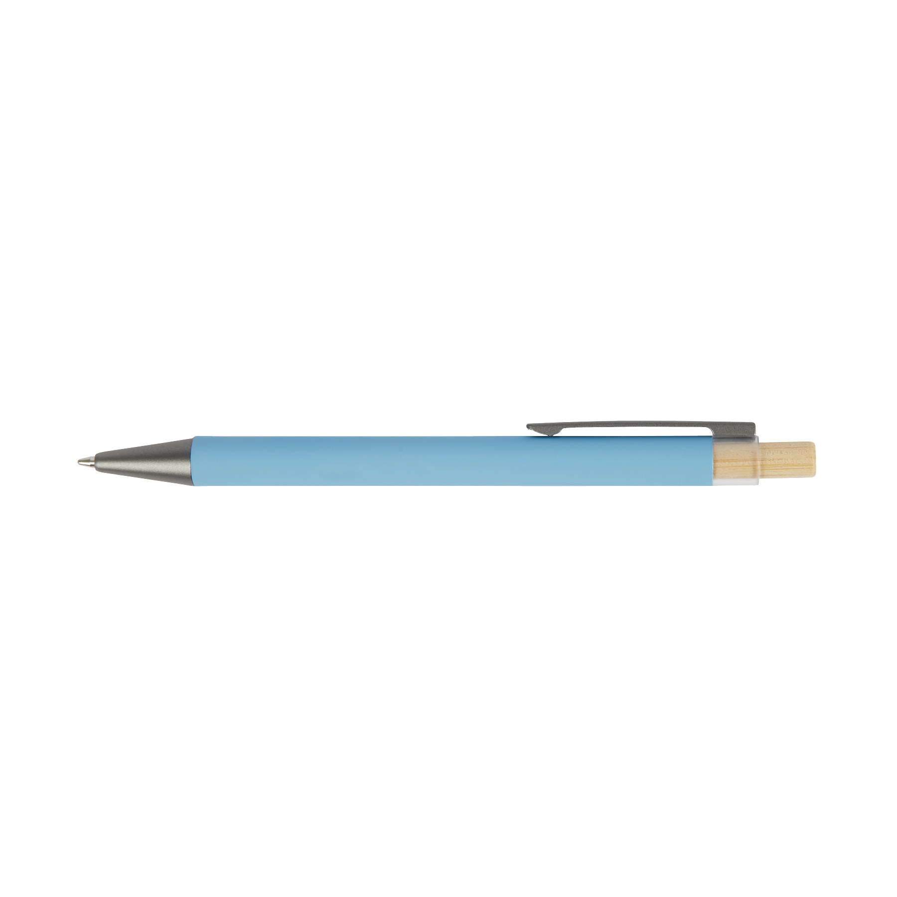 Arundi Recycled Aluminum Pen With Bamboo Plunger 34