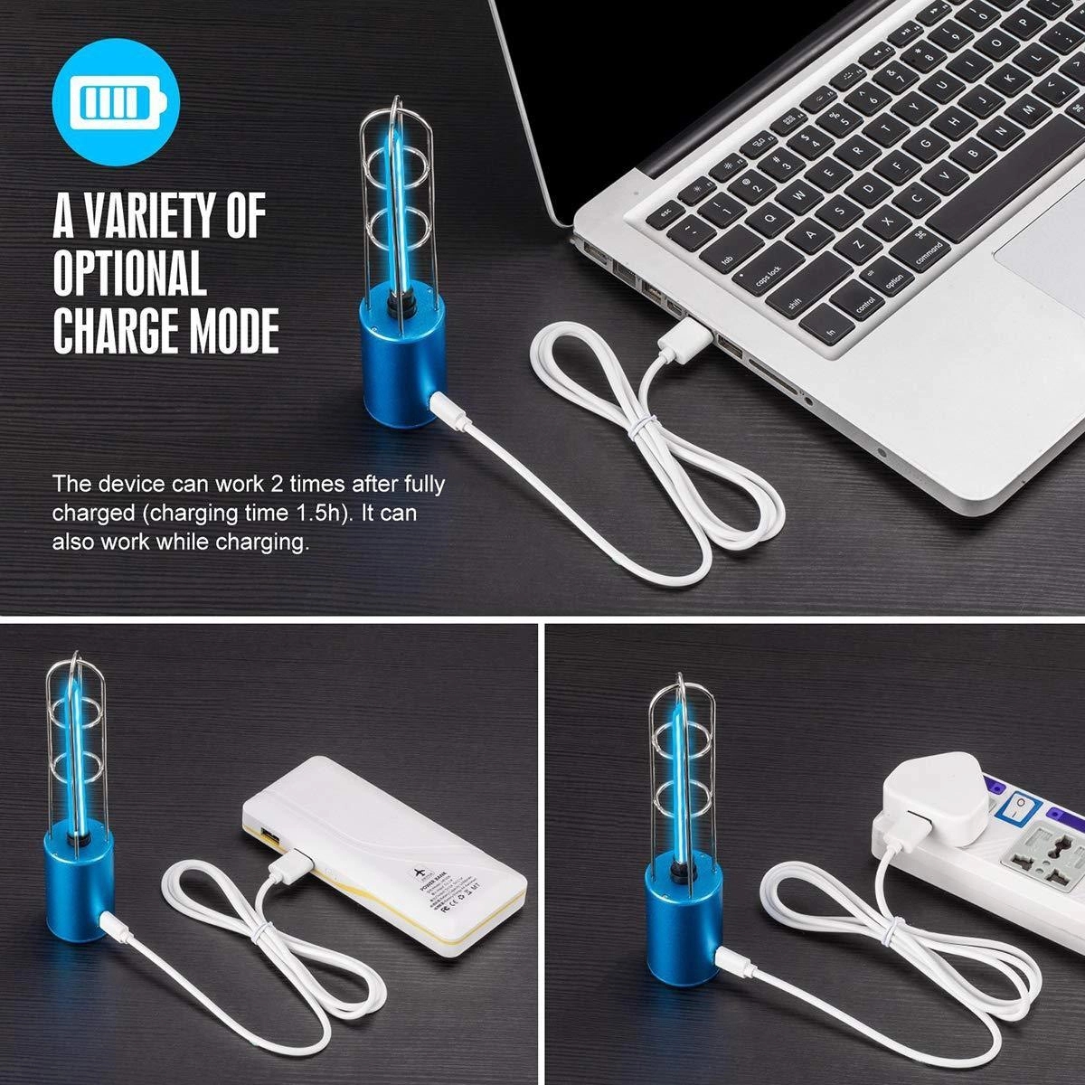 Portable Rechargeable Ultraviolet Disinfection Lamp 4