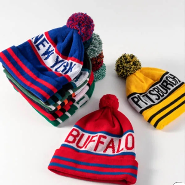 Beanie Pompom Knitted Winter Hat 6