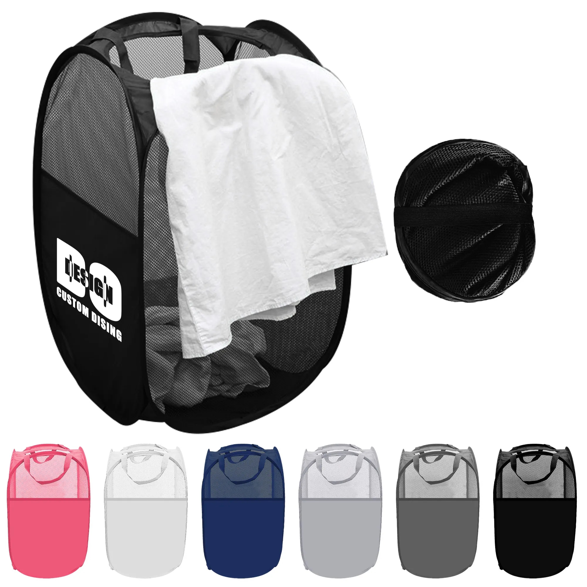 Folding Mesh Laundry Basket 2