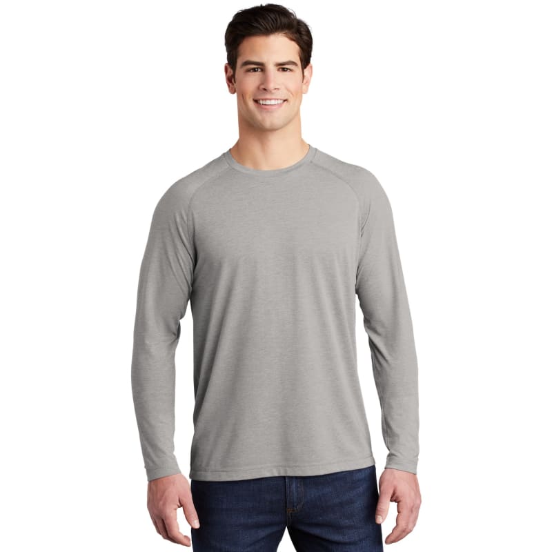 Sport-Tek PosiCharge Long Sleeve Tri-Blend Wicking Raglan Tee 36