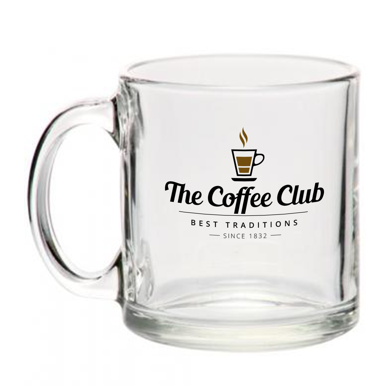 13 oz. Kona Glass Coffee Mug (2 Color Imprint) 5