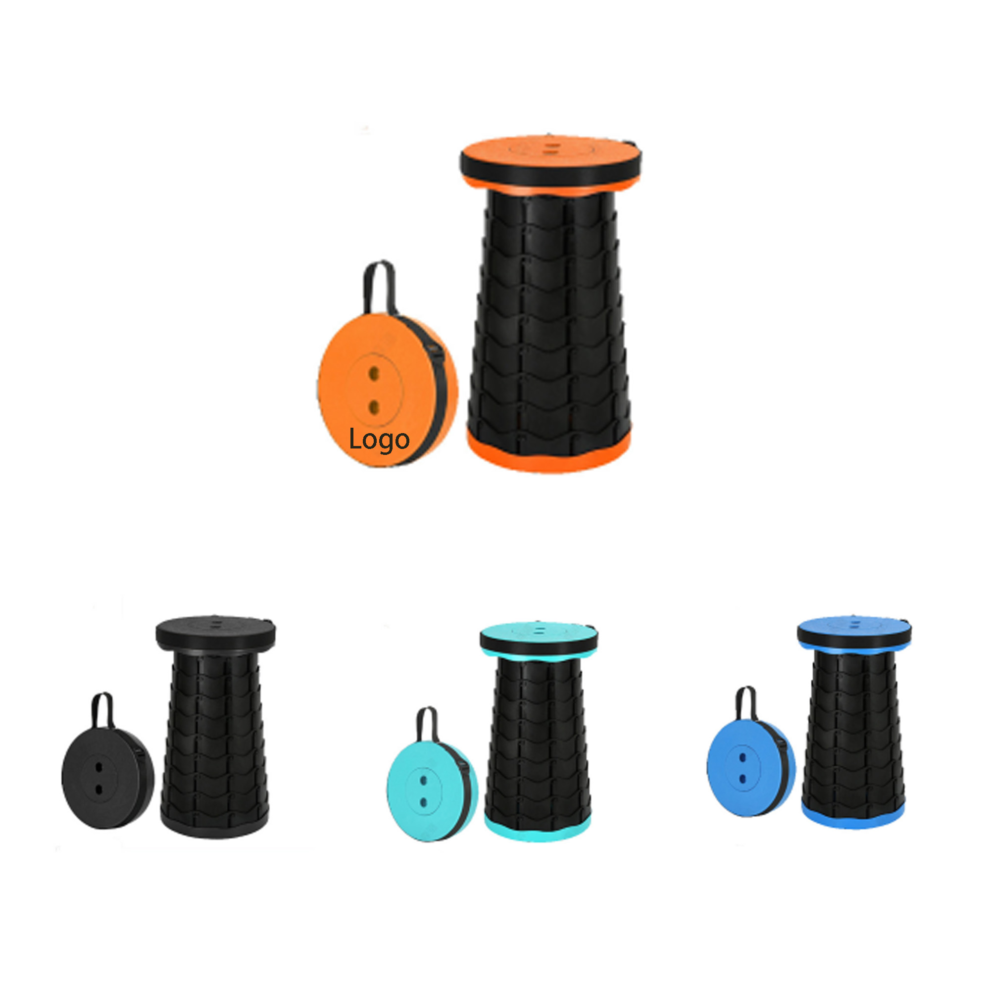 Portable Retractable Folding Stool Collapsible Telescoping 1