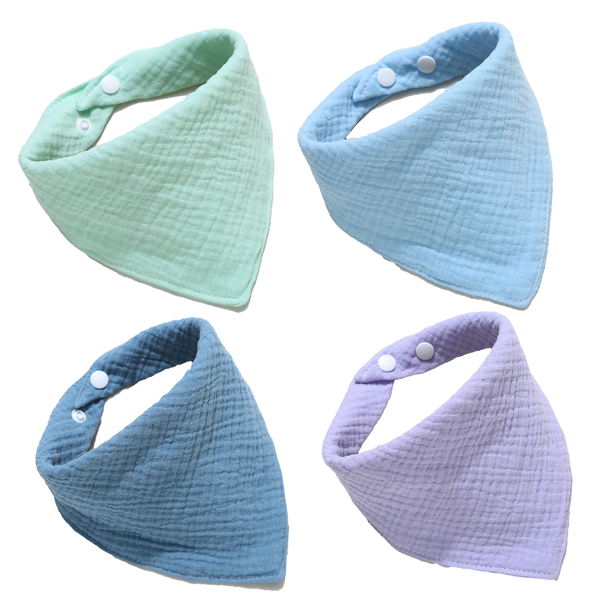 100% Cotton Baby Bandana Drool Bib 5