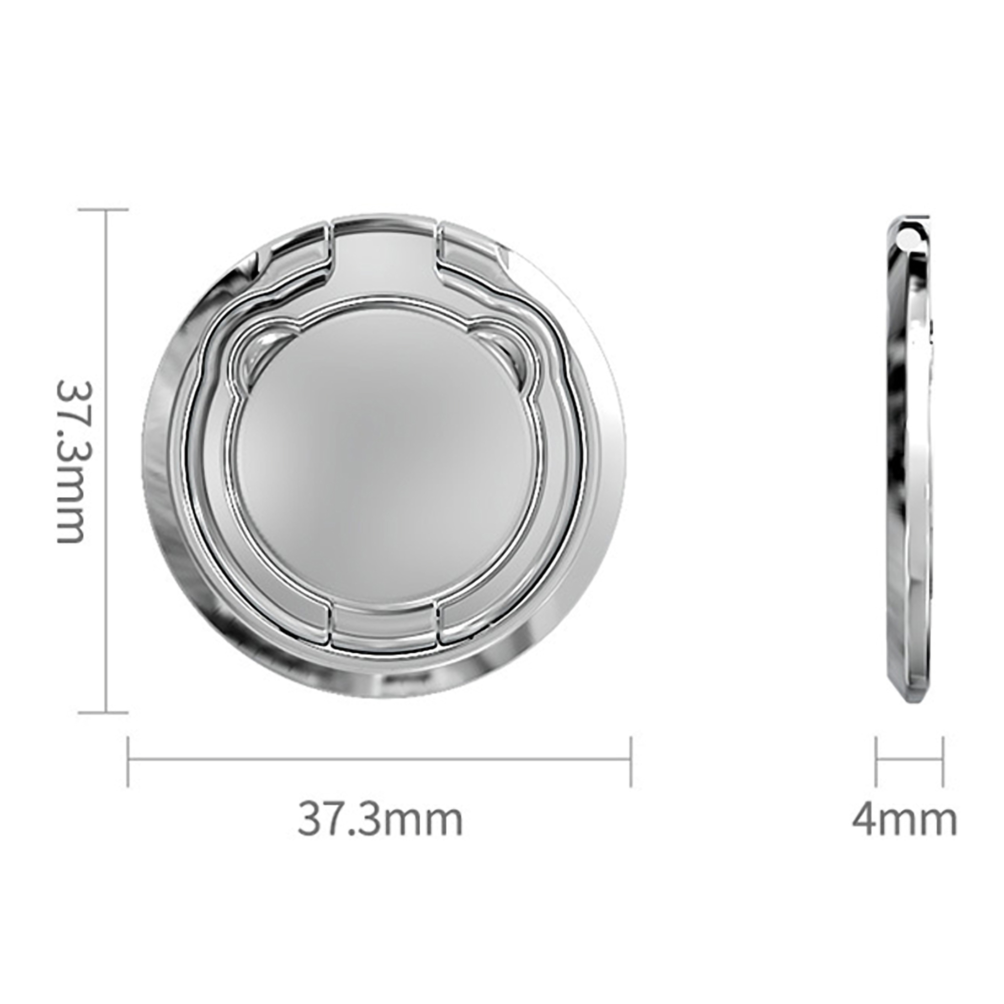 Retractable Metal Phone Ring Holder 3