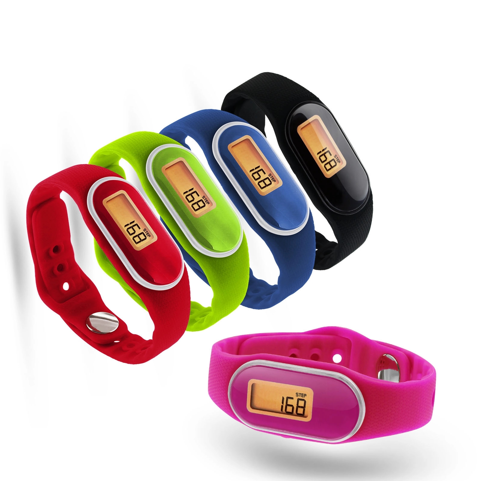 Waterproof Fitness Tracker + Pedometer Watch 4