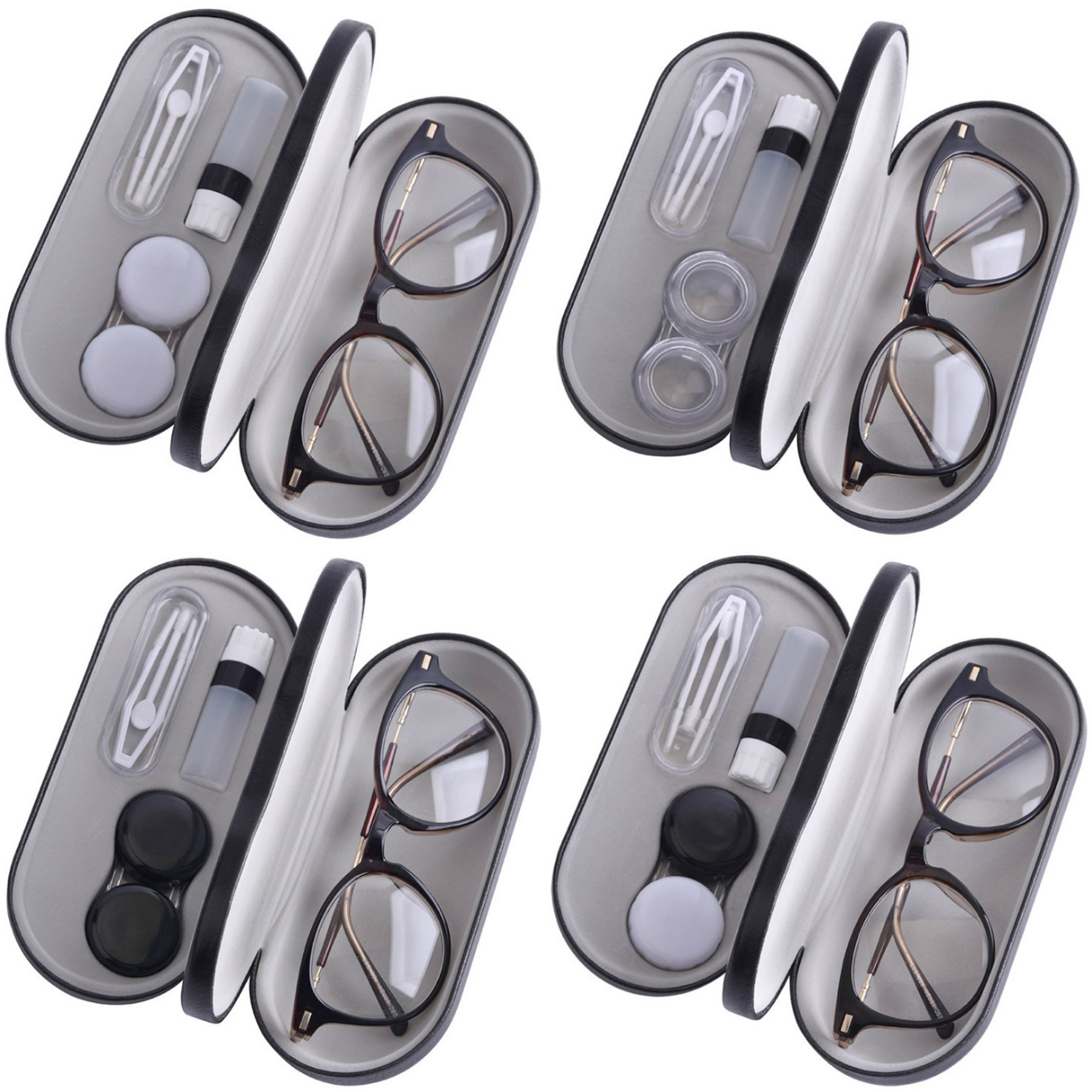 2-In-1 Portable Contact Lens Case And Glasses Case 2