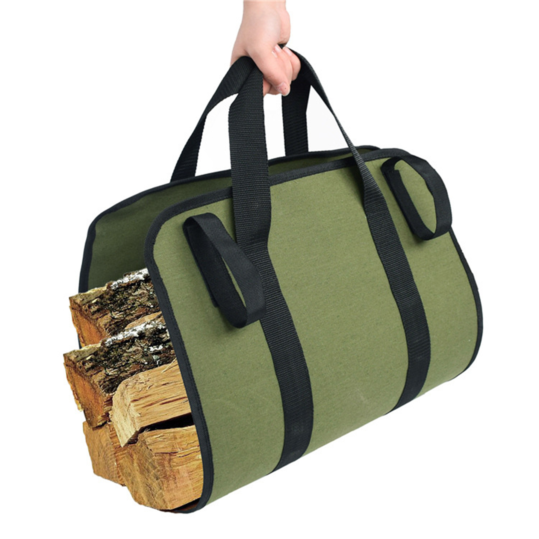 Canvas Log Carrier Bag 3