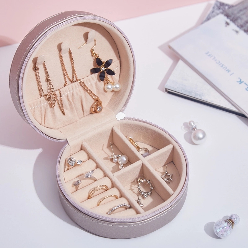 Portable Travel Jewelry Organizer Box & Earring Ring Storage 10