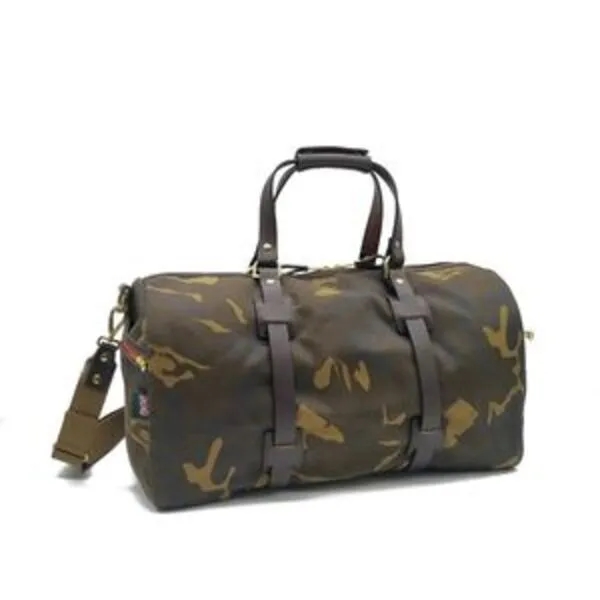 Bee Waxed Canvas Camouflage Duffle Bag 2