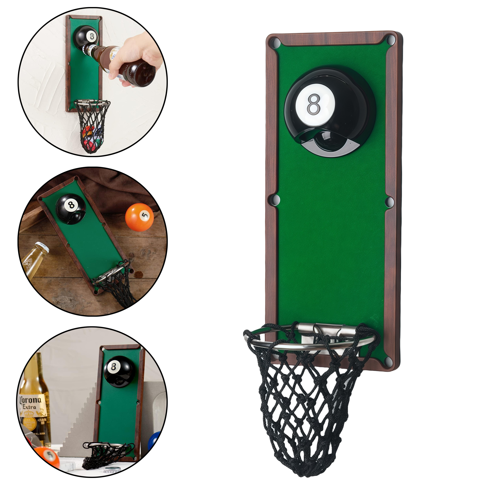 Pool Ball Style Magnetic Fridge Bottle Opener 3
