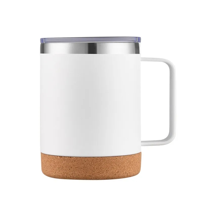 12 Oz Camping Mug With Cork Base 2