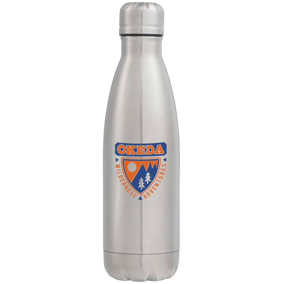 Copper Vacuum Insulated Bottle 17oz, custom water bottle with logo imprint 156