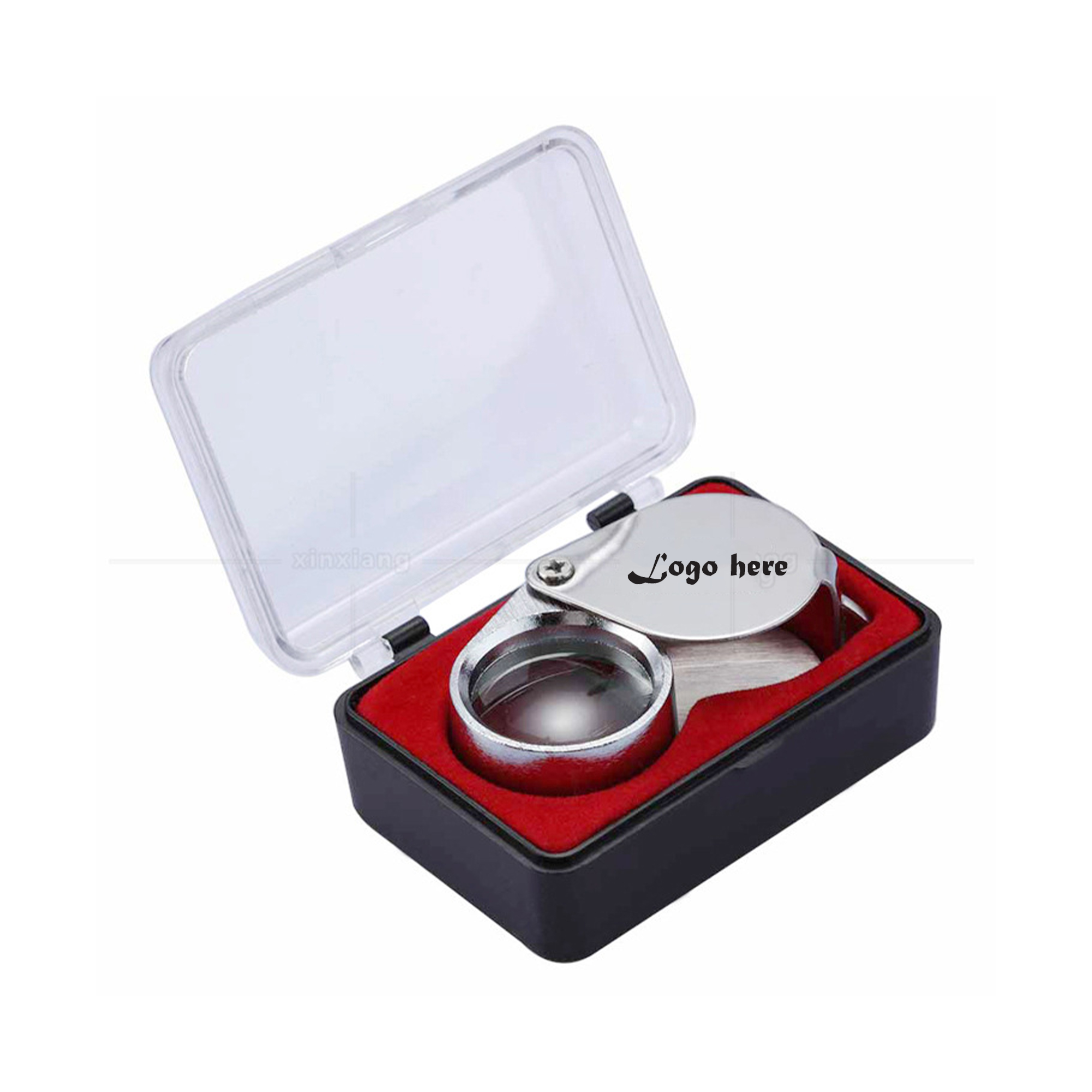 Metal 10x-30x Folding Jewelry Glass Lens Magnifier 2