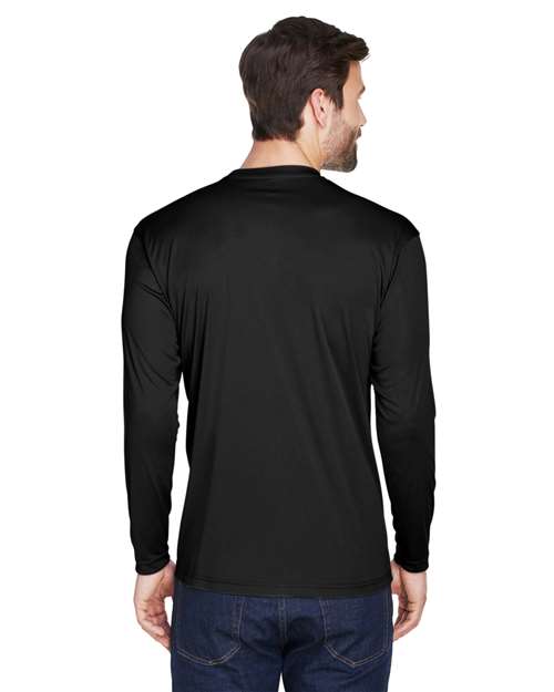 Men's Cool & Dry Sport Long Sleeve Performance Interlock T-Shirt - 8422 119
