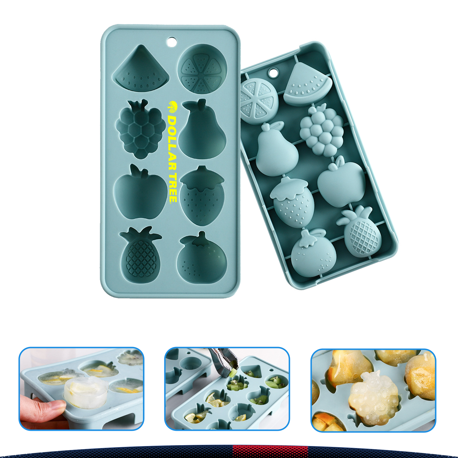 Fruit Ice Cube Trays 1