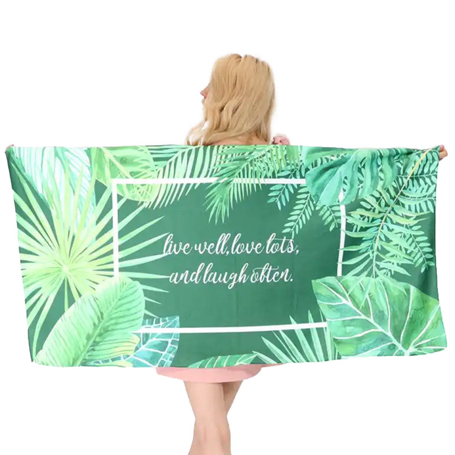 28″ X 58″ Sublimated Silk Touch Velour Beach Towel 8