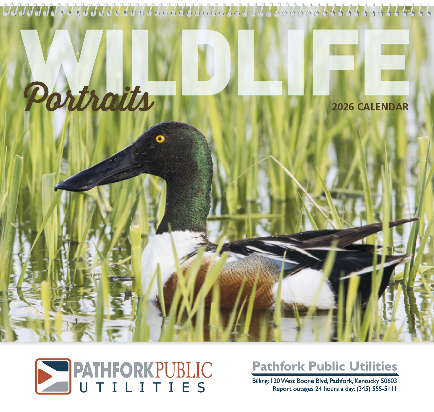 Good Value™ Wildlife Portraits - Spiral Calendar 6